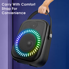 Load image into Gallery viewer, Portable Karaoke Machine with Dual-Mic, Bluetooth, LED Light, FM Radio, IPX6 Splash Proof…